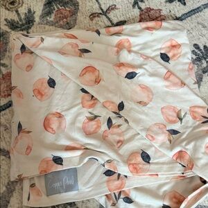 Copper Pearl Peach stroller and nursing cover